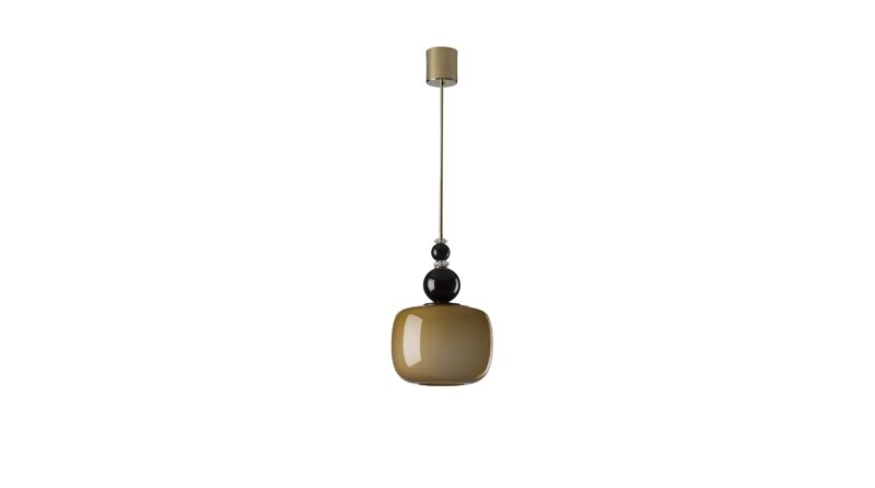 80’S Farrah Pendant Light – Golden & Black