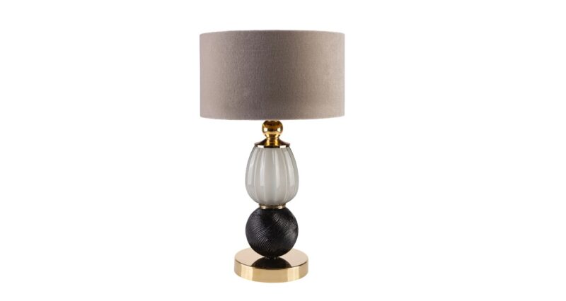 Ares Table Lamp – Transparent & Black