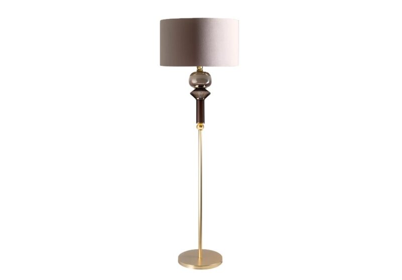 Lolite Marie Floor Lamp – Brown & Transparent