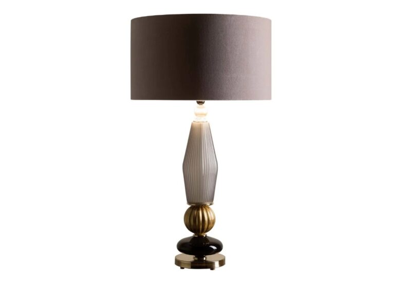 Cary Table Lamp – Black & Gold