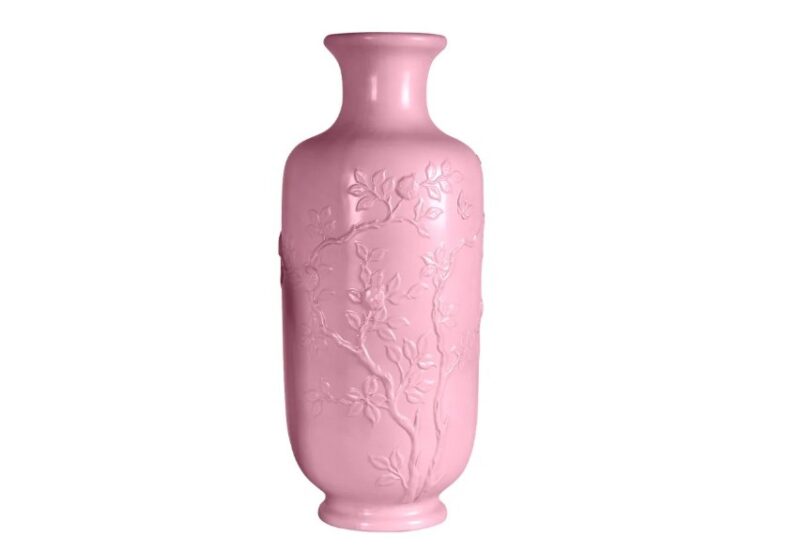 Dafne Small Vase – Pink & Gold