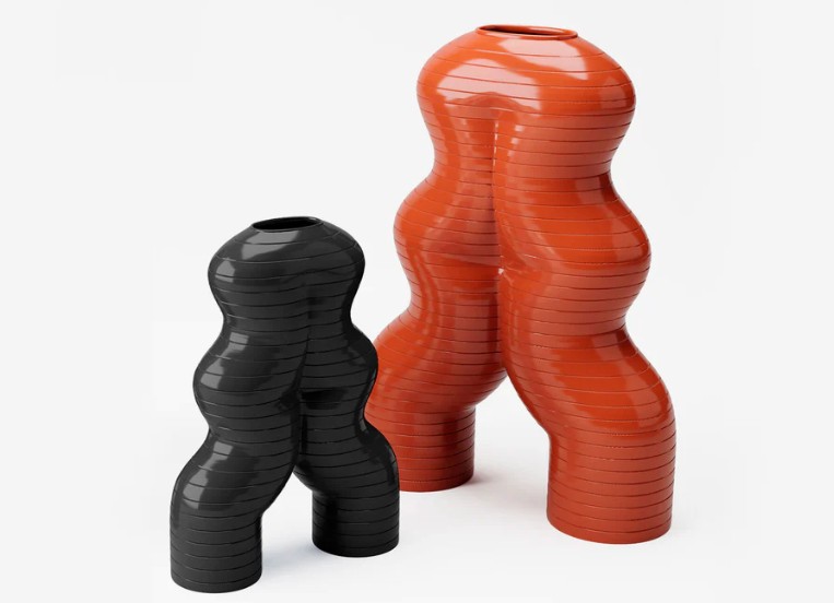 Let’S Dance By Elena Trevisan Small Vase – Black