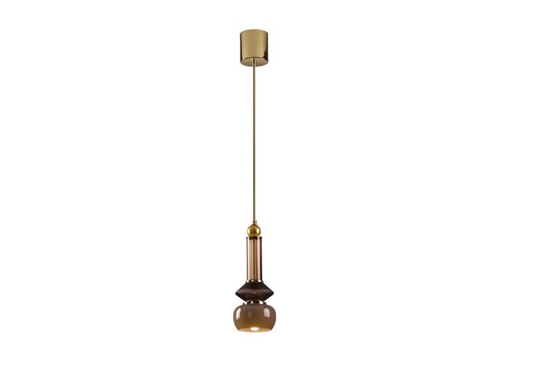 Lolite Marie Pendant Light – Brown & Transparent