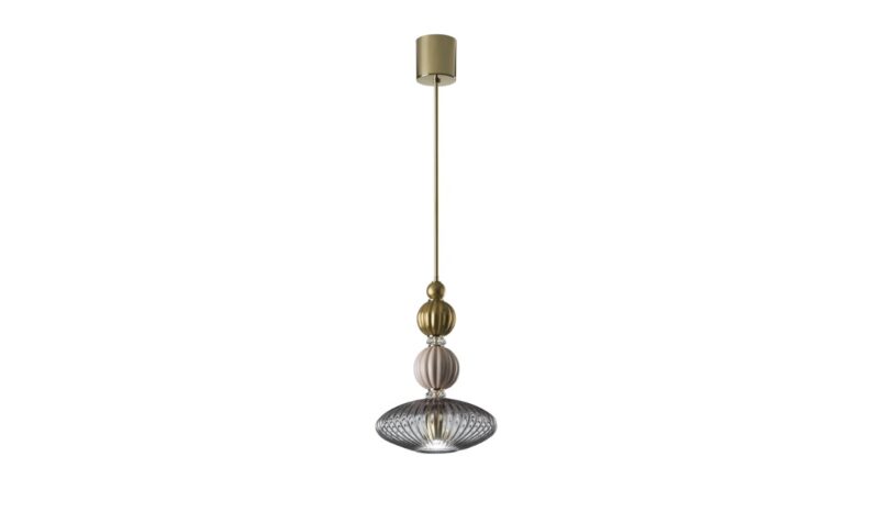 Divas Rita Pendant Light – Gold & Transparent