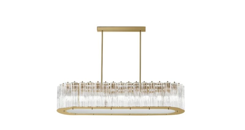 Drum Oval 9 Light Chandelier