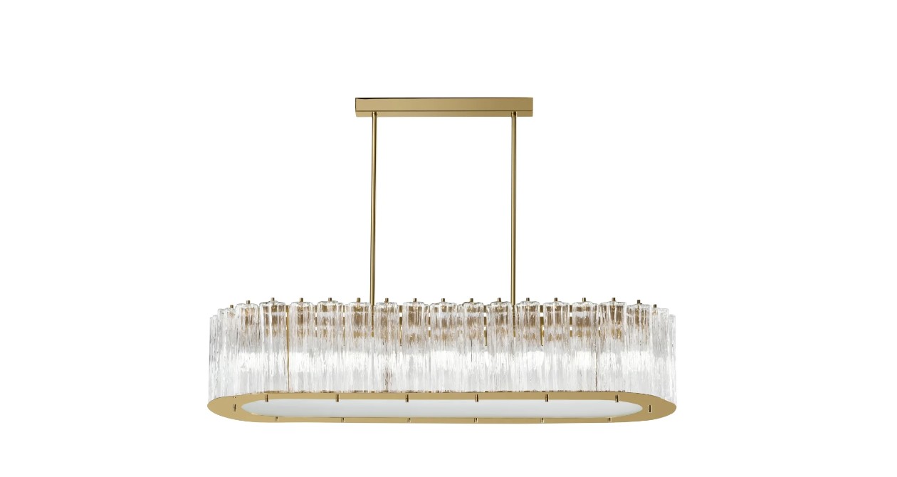 Drum Oval 9 Light Chandelier
