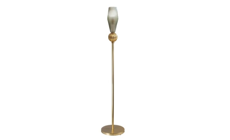 Lolite Angelica Floor Lamp – Gold & Transparent