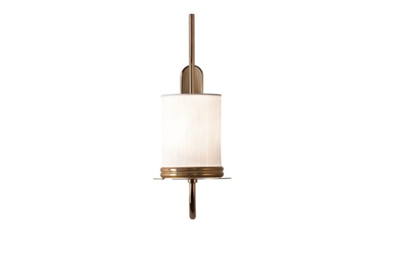 London Wall Light – White & Gold