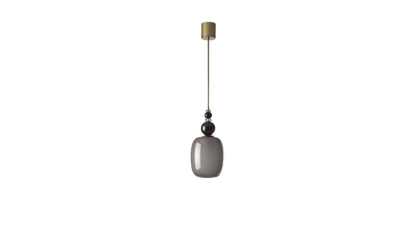 80’S Twiggy Pendant Light – Grey & Black